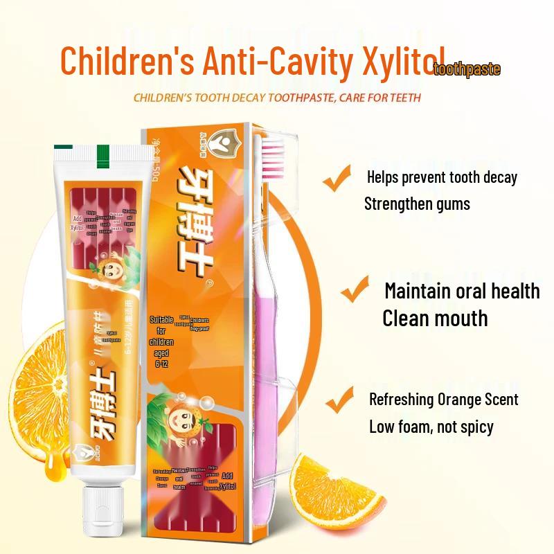 Ya Boshi Kids' Xylitol Anti-Cavity Toothpaste Set