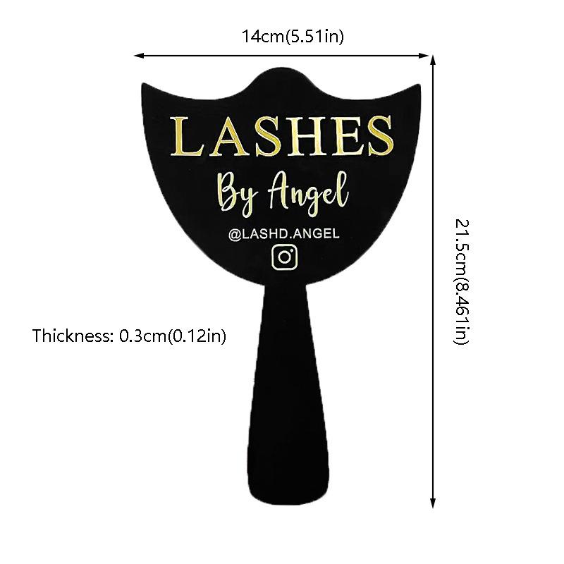 Acrylic Eyelash Photography Prop Card