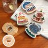 Creative Cat Shaped Bottle Opener Solid Wood Portable Cartoon Beer Bottle Openers Cute Refrigerator Sticker Wine Opening Tool