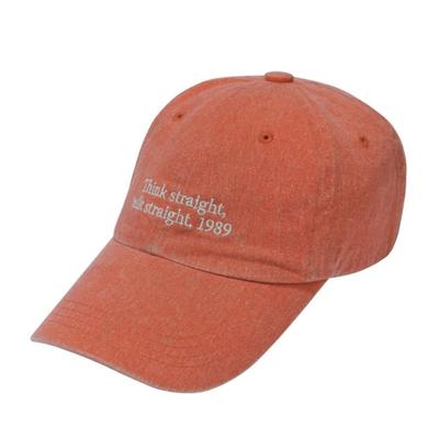 BUTDEEP Think Washed Curve Cap - Peach