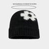 Fashion Flowers Pattern Winter Knitted Hat Coldproof Keep Warm Warm Hat Korean Style Beanies Cap Autumn