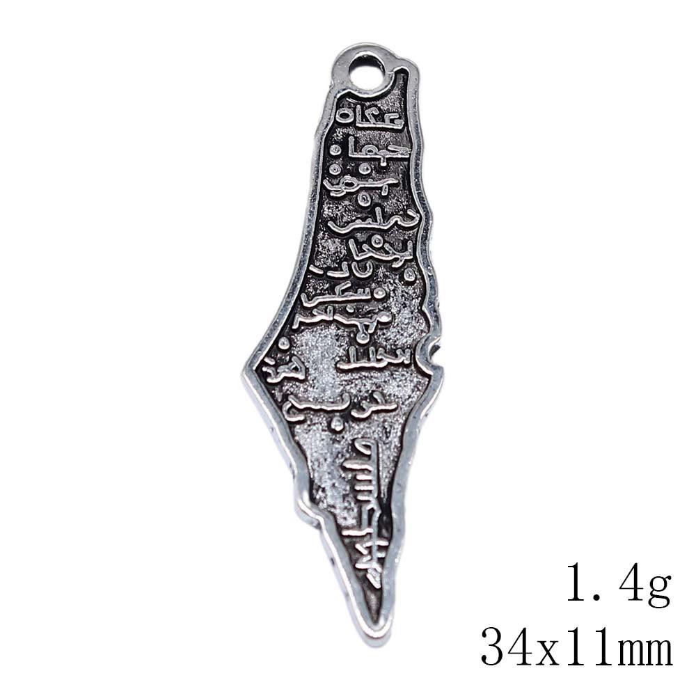 Valentine's Day Charms For Jewelry Making Travel Map Charms Pendant Ornaments For Home Pendants For Jewelry Crafting