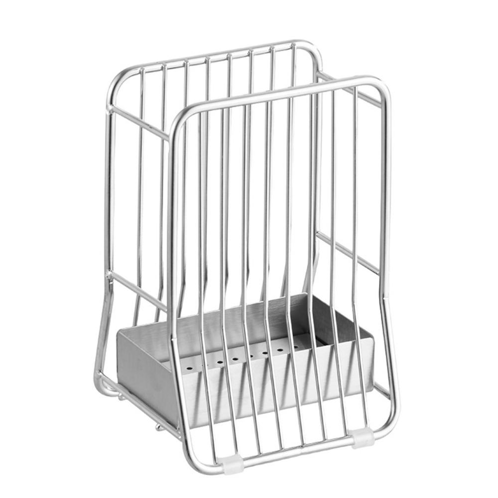 Large Capacity Stainless Steel Chopstick Bucket Moisture-proof Chopstick Draining Rack  Kitchen Use