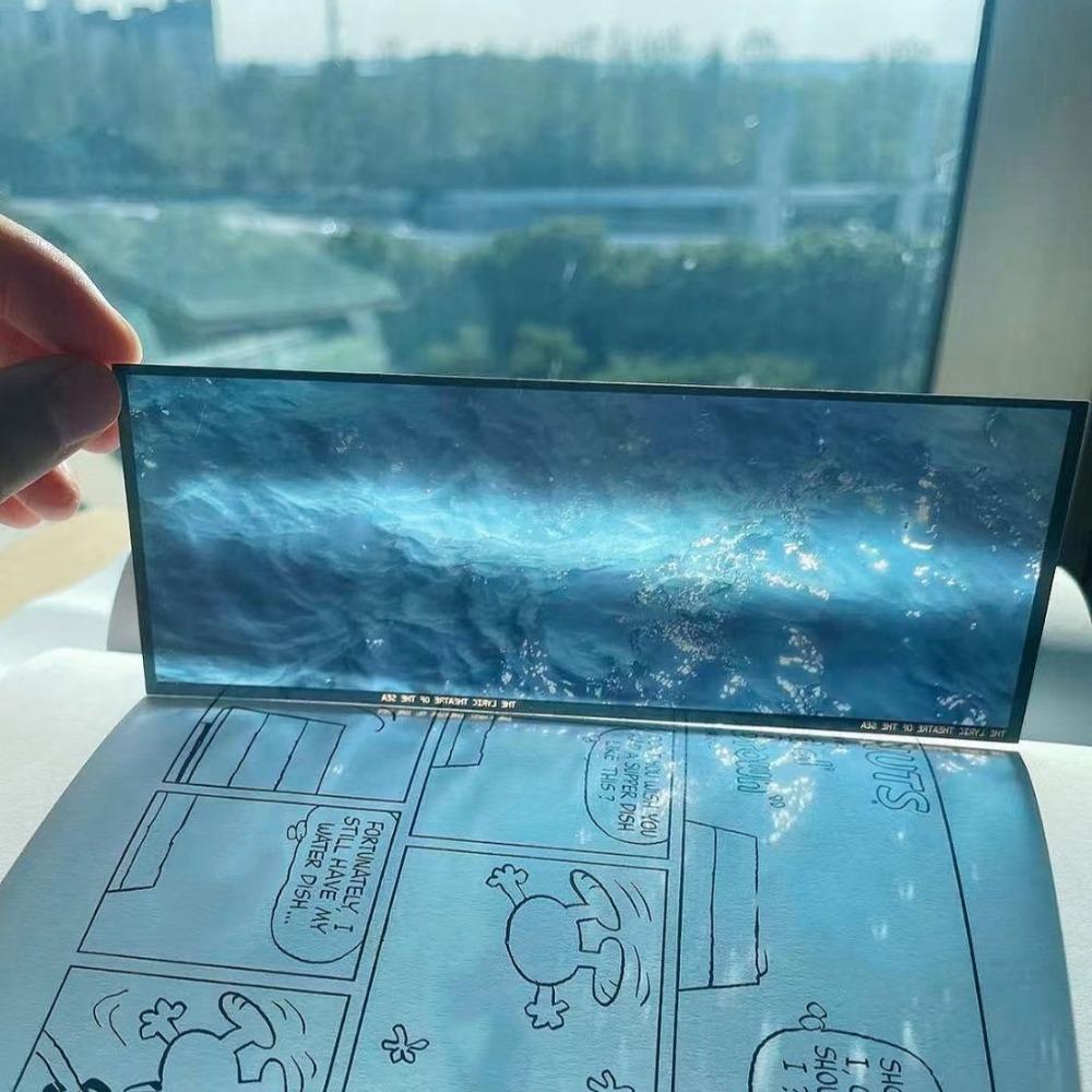 

Art Aesthetic Ocean Theme Book Page Clip Transparent Waves Sailboats Sunrise Film Acrylic Bookmark Ocean Scenery Acrylic