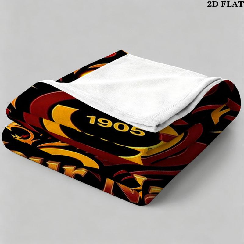 1PC Galatasaray S Custom Name Patterned Flannel Blanket Suitable For All Seasons for Home Decor Warmth and Comfort Gifts Holiday Present