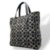 UsedTote Bag Black/gray Wool/leather Women