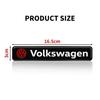 VW Car Mid-net Lamp Badge Emblem Decoration Styling Auto Accessories For Volkswagen VW Scirocco Jetta Beetle Golf Passat Tiguan EN1