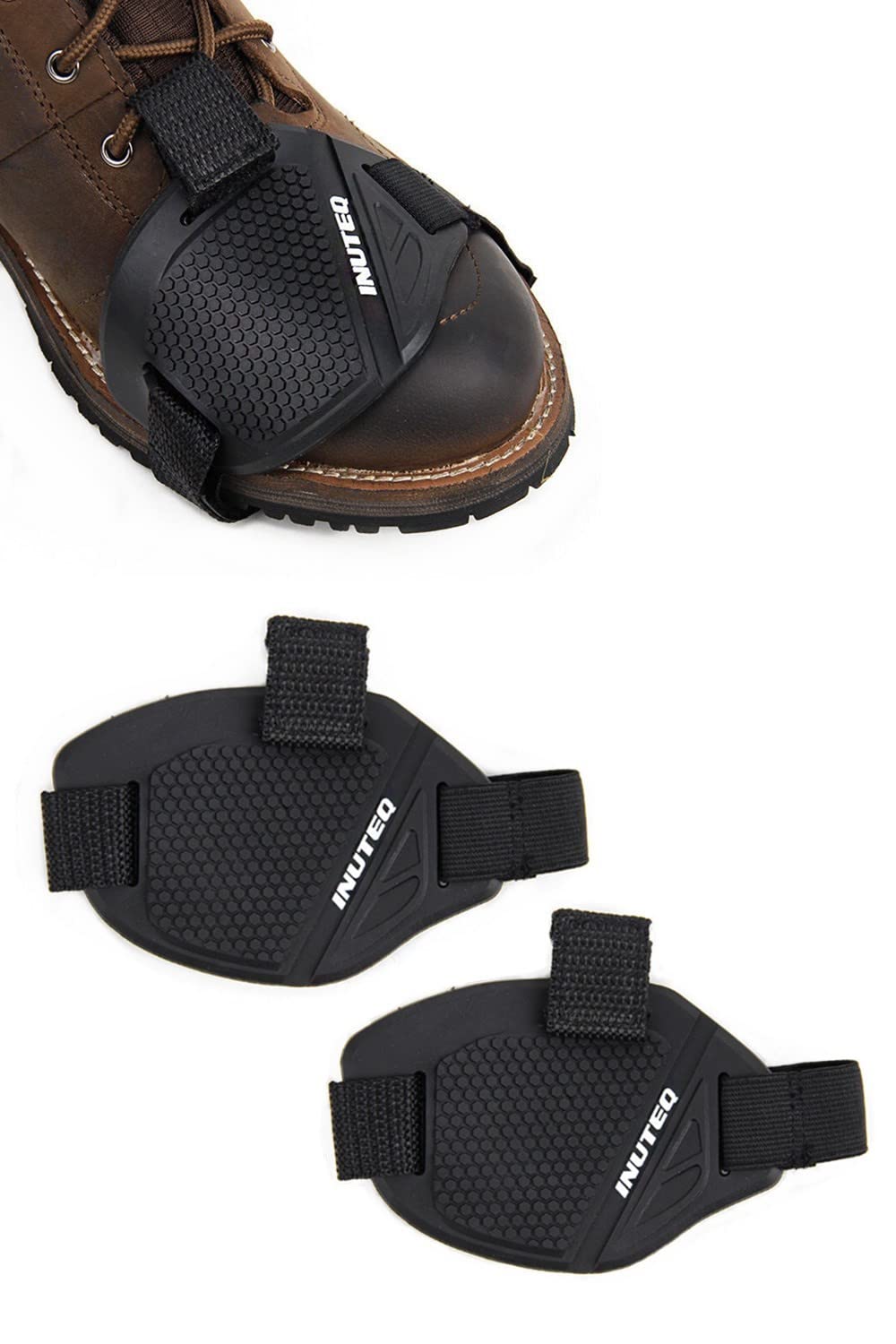 

YFFSFDC 2pcs Shift Guard Motorcycle Protector Pad Protective Cover Anti-Slip Easy Installation Anti-Shedding Protect Shoes from Scratches (White) белый