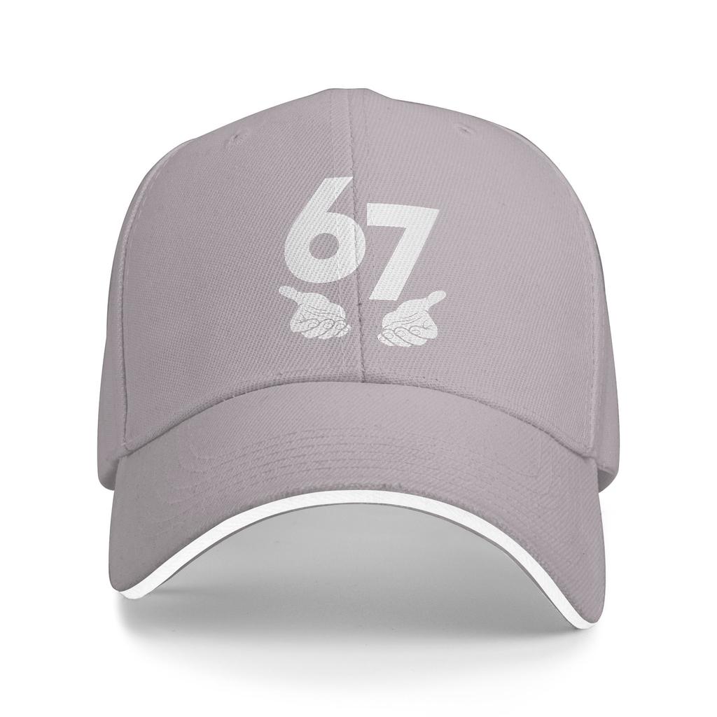 Hands Meme Number 67 Funny Baseball Cap  Women Men Print Trucker Hat Summer Vintage Hunting Camping High Quality Baseball Caps