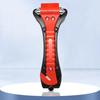 1PCS Survival Safety Hammer Camping Driving Car Seat Belt Cutter Emergency Escape Hammer To Break Window Glass RED