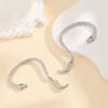 Twisted Ear Pendant Snake-shaped Earrings - Feminine Retro Creative Unique Small-scale Design Minimalist and Exquisite Ear Accessories