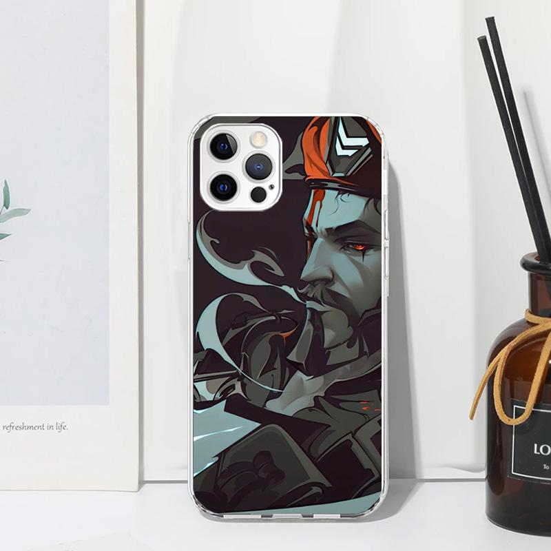 Valorant Game Cool Phone Case For Iphone 17 Air 16 15 Plus 16E 14 Pro Max 13 Mini 12 11 7 8 SE Fundas Soft Back Cover 17 Air 16