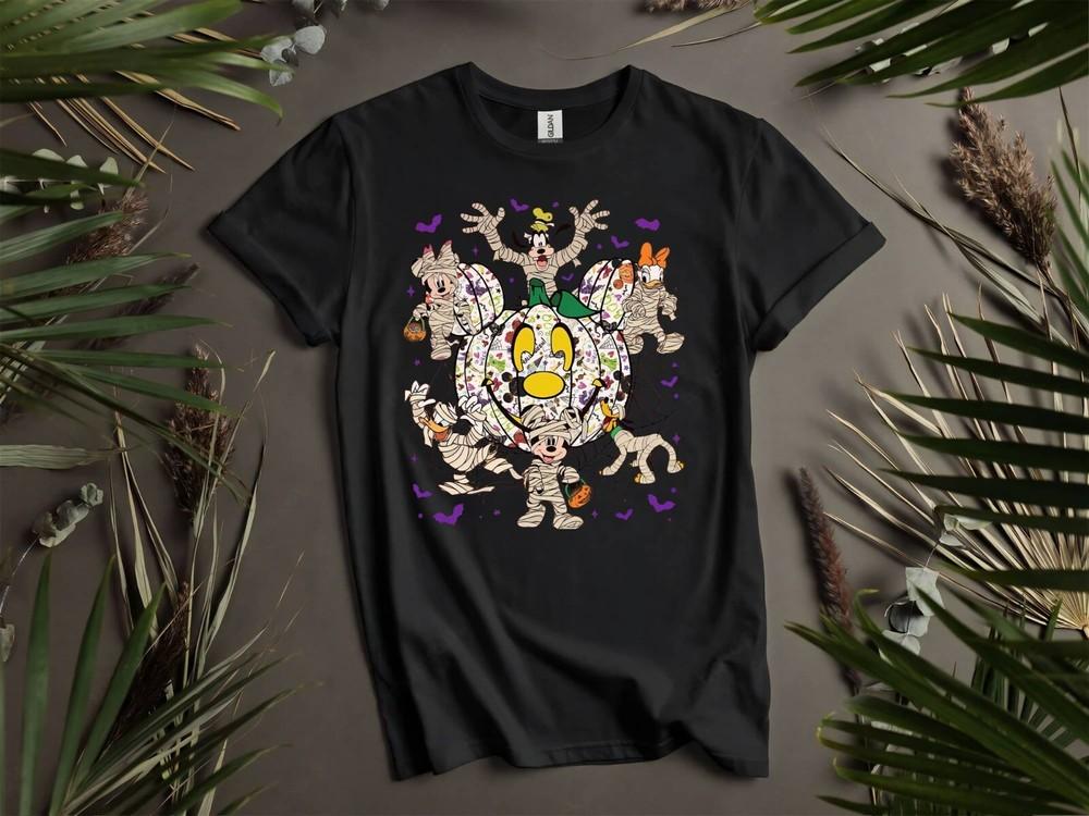 

Vintage Mickey and Friends Mummy T-shirt T shirt Men Women Unisex Tshirt K869 4XL