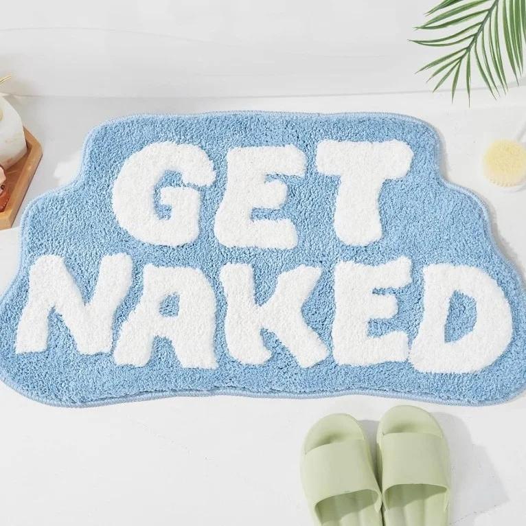 Faux Cashmere Absorbent Floor Mat Bath Door Rug Fast Dry For Entryway Bathroom Hallway In Stock Gift For Families