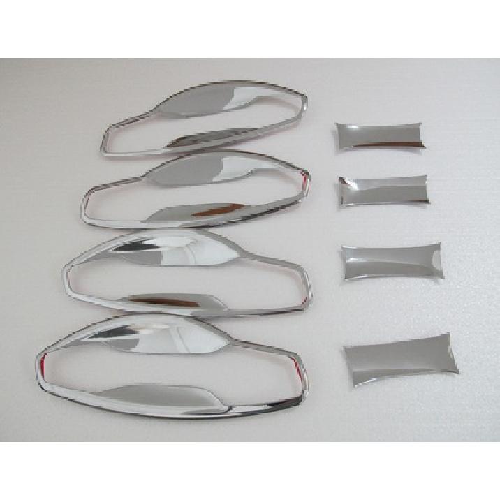Chrome Door Handle Bowl Cup Cover Trim for 2013-2018 Hyundai Santa Fe IX45 8pcs
