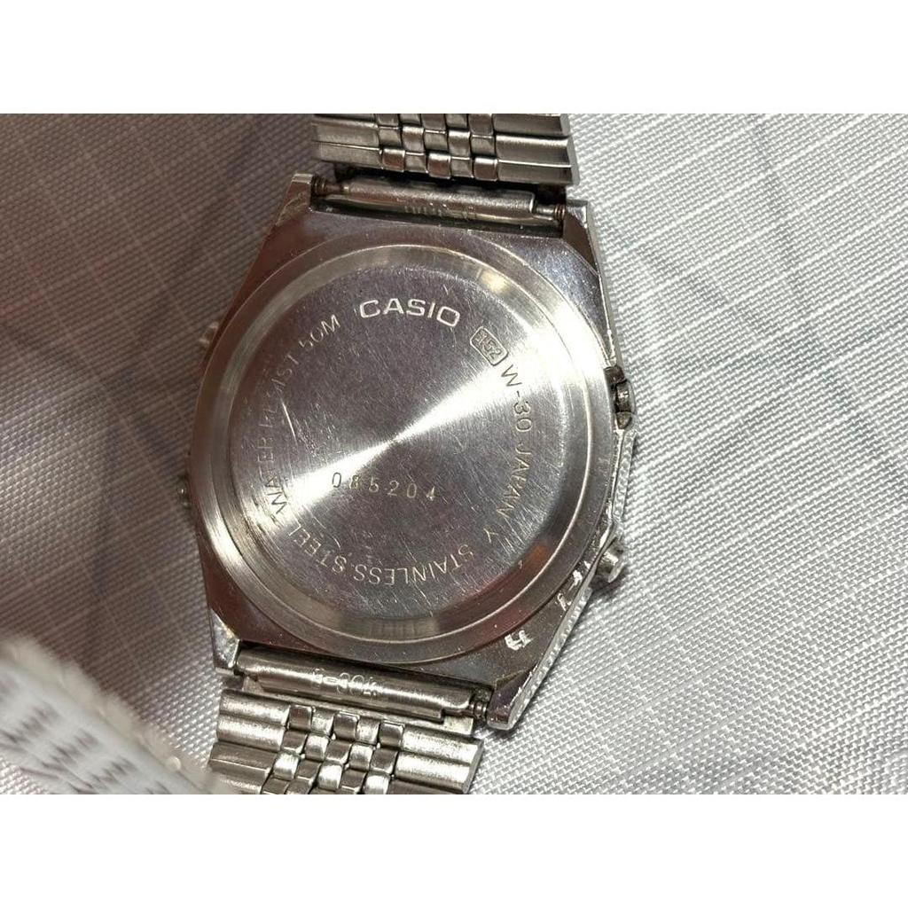 Used CASIO W-30 Swimmer 80's Casio Digital Watch Vintage
