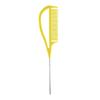 2PCS Metal Pin Tail Comb Rat for Styling Teasing Wide Tooth Pick Stylist Braiding