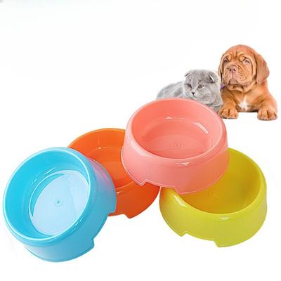 Ciotole Singole Piccole in Plastica Color Caramella per Animali Domestici, Ciotole per Gatti, Utensili per Cibo per Cani, Ciotole Singole per Cuccioli e Gatti, Ciotole per Acqua per Animali Domestici