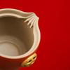 Wanchunhe Auspicious Ruyi Red Porcelain Tea Set