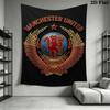 Manchester Crest Wallpaper Threepiece Set 1 Duvet Cover 2 Pillowcase Without Core Duvet Cover And Pillowcase Bedding Set