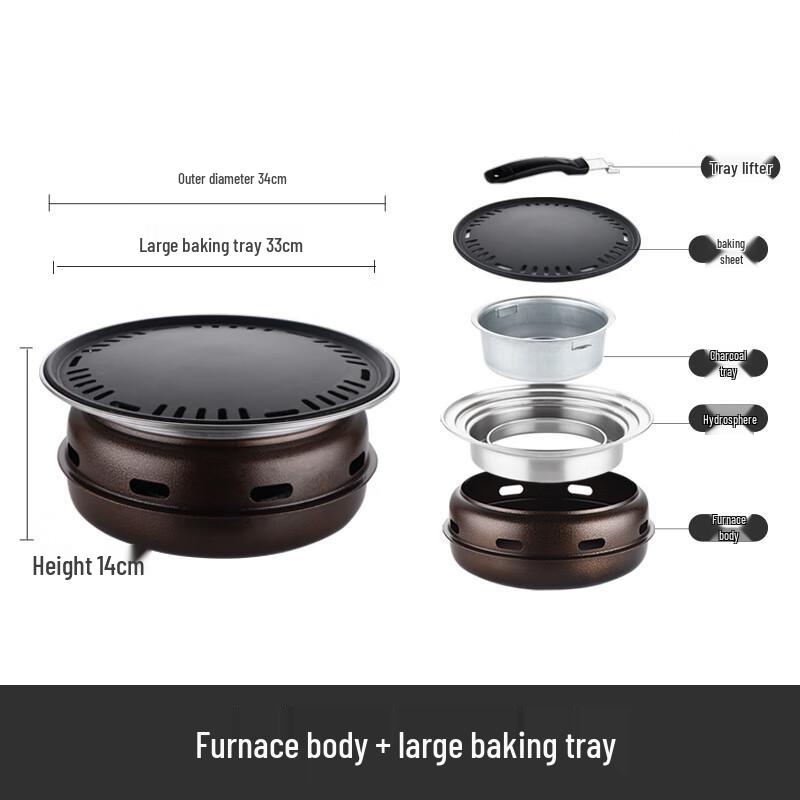 Yoshida Craftsman Smokeless Charcoal Grill Set