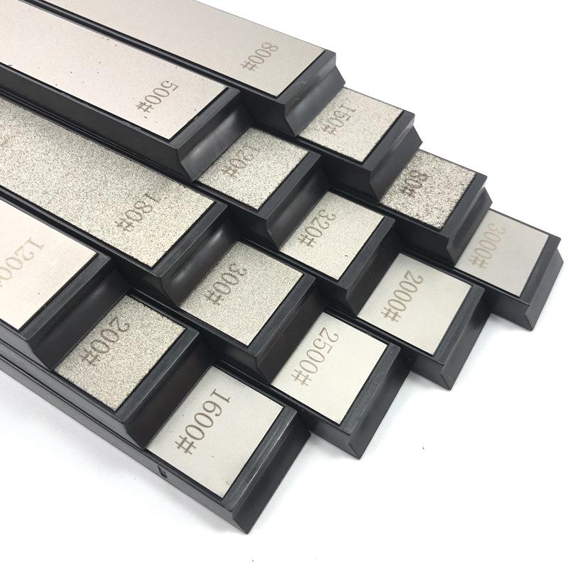 Pedra de Afiar Diamantada Compacta com Afiação Fina e Grossa, 160mm