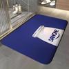 Food & Beverage - D-Danone Floor Mat Soft Flannel Entrance Door Mat Non Slip Absorbent Bathroom Bedroom Floor Rug