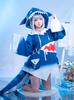 VTuber Cosplay Gawr Gura Cosplay Virtual YouTuber VTuber Shark Hololive [NOKIJP] Costume, Shark-chan Costume, Cosplay, Flat-chested Costume,