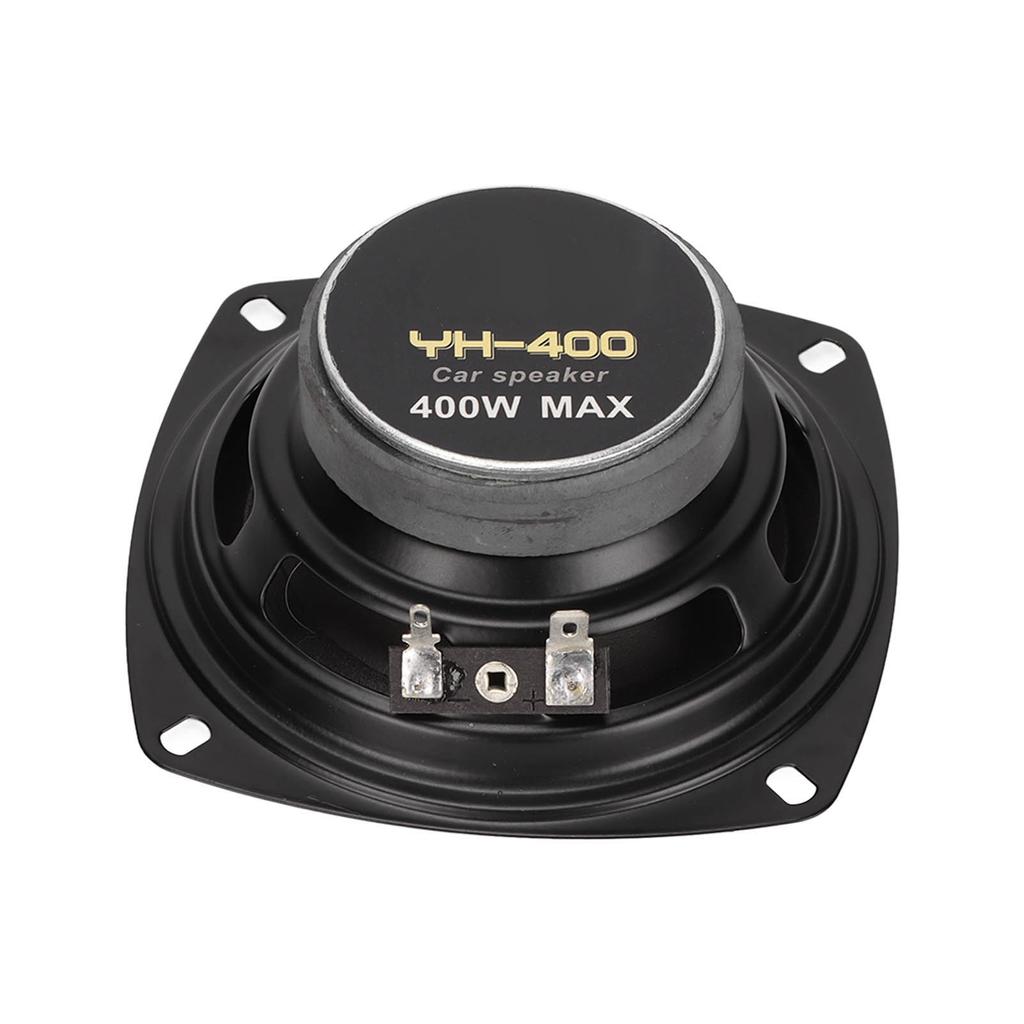 400W Car Speakers Midrange External Magnetic Type Coaxial 4 in Car Loudspeakers for Car Truck Black