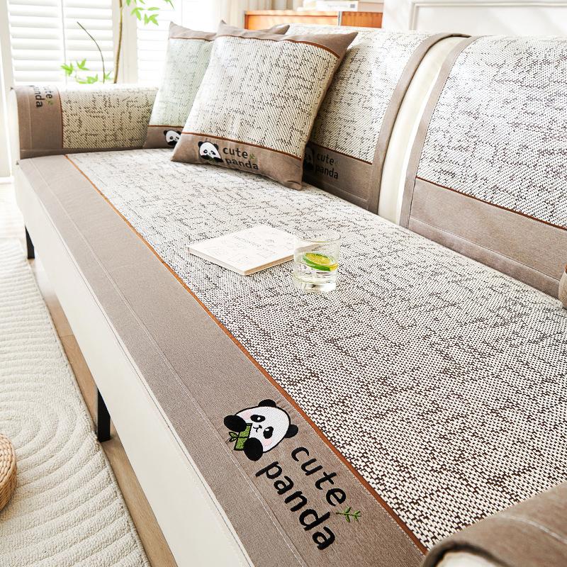 Rattan Mat Summer Sofa Cushion Summer Sofa Cool Cushion Non-Slip Sofa Mat Cover  New Ice Silk Cover