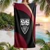 Asciugamano da Spiaggia Calcio VfB Stuttgart Morbida Microfibra Asciugamano Estivo Asciugatura Rapida Assorbente per Spiaggia Piscina Viaggio