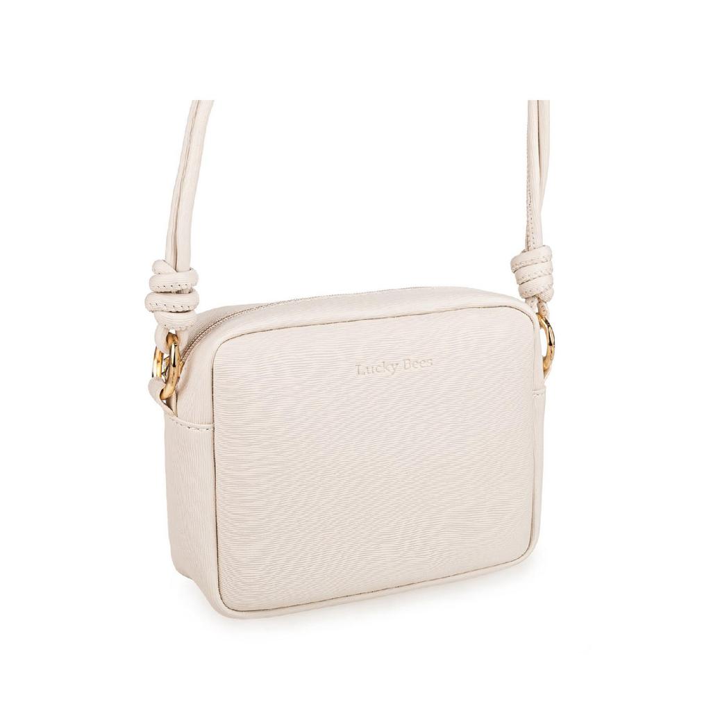 Mini-Umhängetasche für Damen mit Kreuzriemen-Reißverschluss