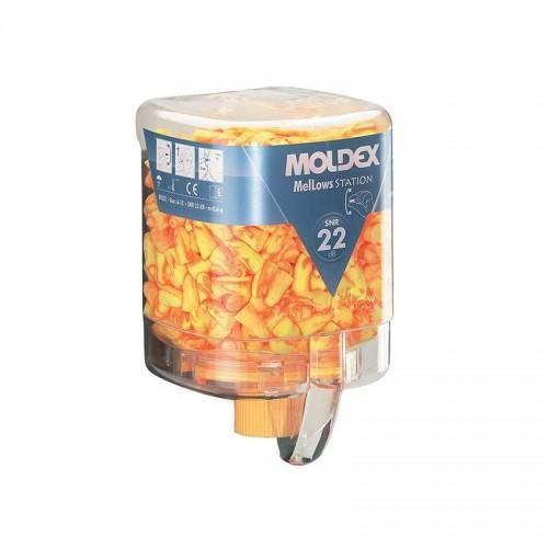 Dopuri de urechi de unică folosință din spumă Moldex Mellows Station Snr 22 Db (250 de perechi)