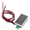 Digital Voltmeter 0.36inch Two Wire DC 2.5 30V Digital LED Display Voltage Meter (Yellow)