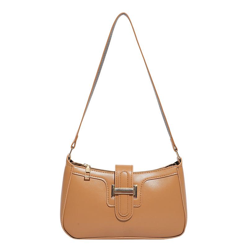 Retro Korean Chic Women's Shoulder Crossbody Bag - Textured, Stylish, High-Value, and Casual.