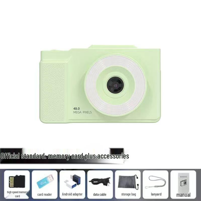 Přenosný retro HD fotoaparát s výklopným displejem - Nabízí selfie, nahrávání videa a mobilní přenos