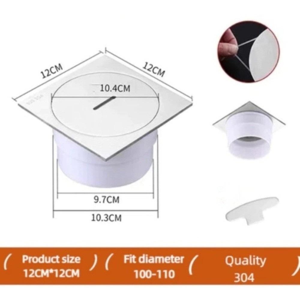 Stainless Steel Floor Drains Anti-odor Bathroom Drainage Square Shower Drain Kitchen