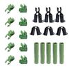 Adjustable Plant Trellis Clips Garden Black Plant Trellis Clips User-friendly Gardening Plant Climbing Frame Setup