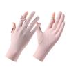 Sun Protection Gloves UV Proof Thin Summer Anti Slip Breathable Sunshade Driving and Riding Touch Screen Ice Silk Gloves for Men and Women