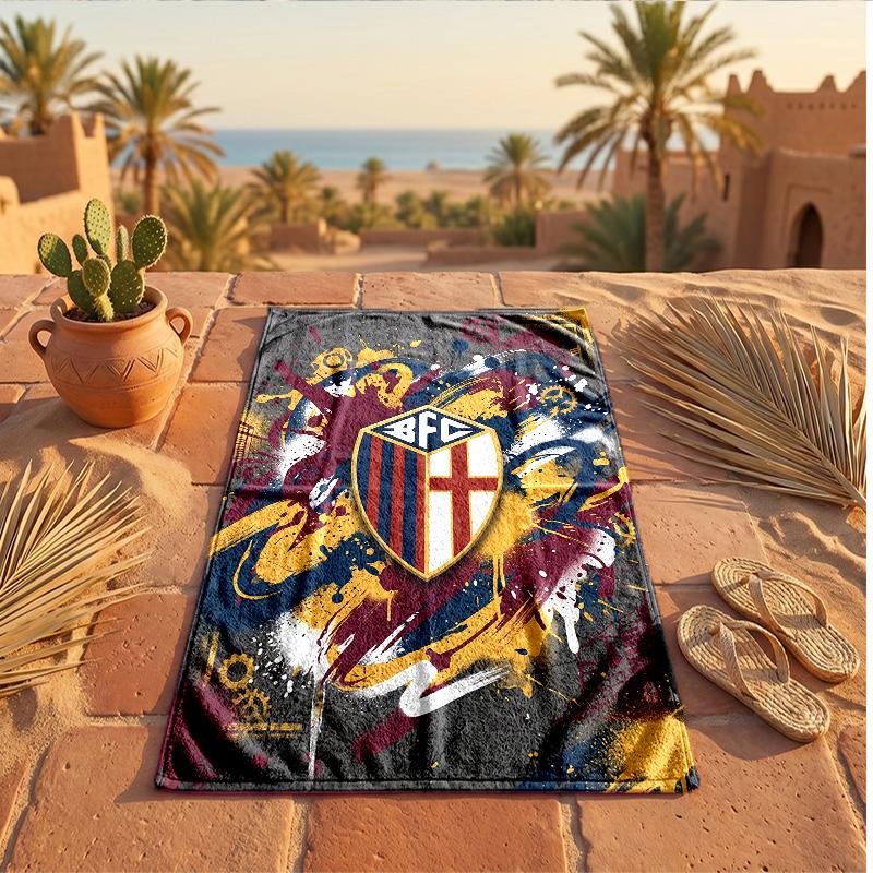 Bologna FC Print Mikrofaser Strandtuch Schnelltrocknend Saugfähig Großes Handtuch für Strand Schwimmen Reisen