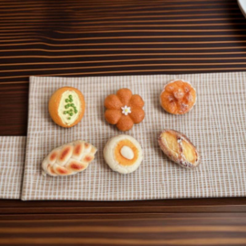 

Magnetic Bread Fridge Stickers, Mini Bakery Magnets for Kitchen Decor, Baking Memo Magnetic Accessories