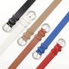 Fashion chic style belt women, commuter casual style alloy pin buckle women's belt with jeans decorative belt