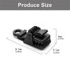 12PCS Tent Clamps Secure Windproofs Camping Clip with Hole Design Plastic Texture for Outdoor Shelter Accessories