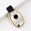 Car Key Case Cover Key Bag Accessories for Mercedes Benz A B C S Class AMG GLA CLA GLC W176 W221 W204 W205 Shell Fob Keychain