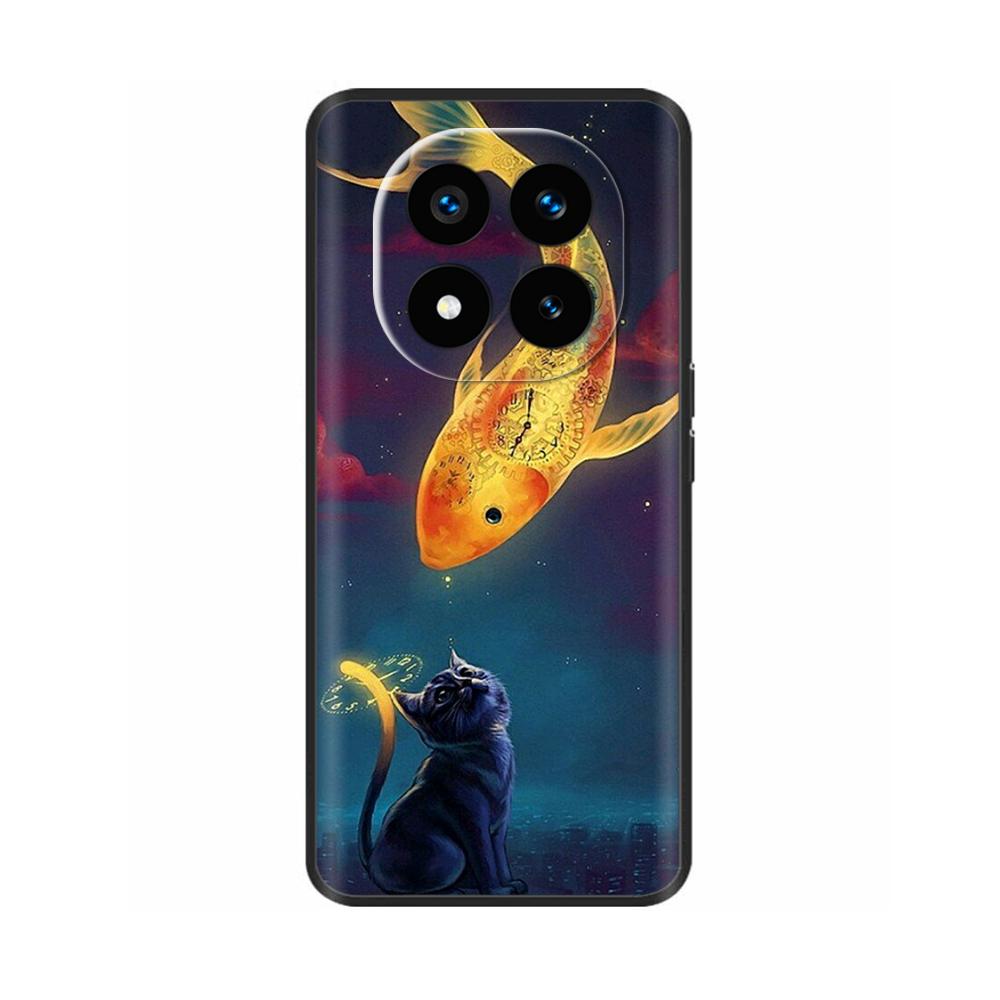 Cute Cat Panda Case For Xiaomi Redmi Note 14 Pro Case Phone Back Cover Soft Liquid Silicone Casing For Redmi Note14 14Pro 4G 5G