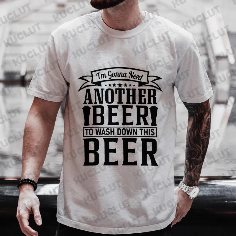 T Shirt for Men Bachelor Party Drinking Team Matching Tees Funny Graphic Y2k Tops Fashion Beer DAY Plus Size Outfit Streetwear