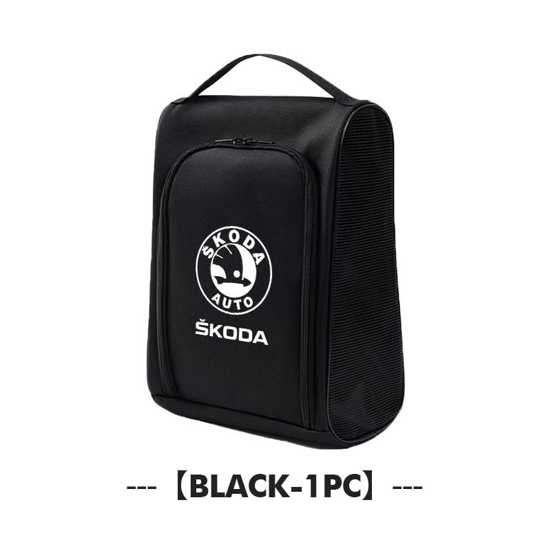 AAFO1 For Skoda Oxford Cloth Shoe Storage Bag Dustproof Portable Shoe Organizer Accessories Fabia 1 2 Octavia A7 RS Superb Rapid Yeti
