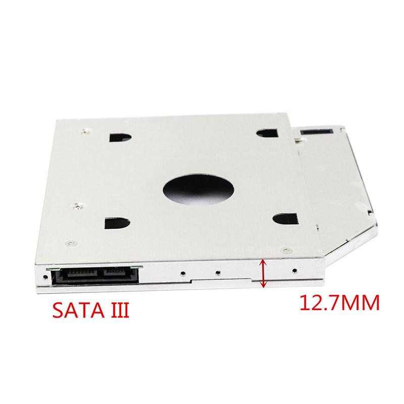 Universal 12.7Mm Sata 2Nd Ssd Hdd Hard Drive Caddy For Cd/Dvd-Rom Optical Bay Us