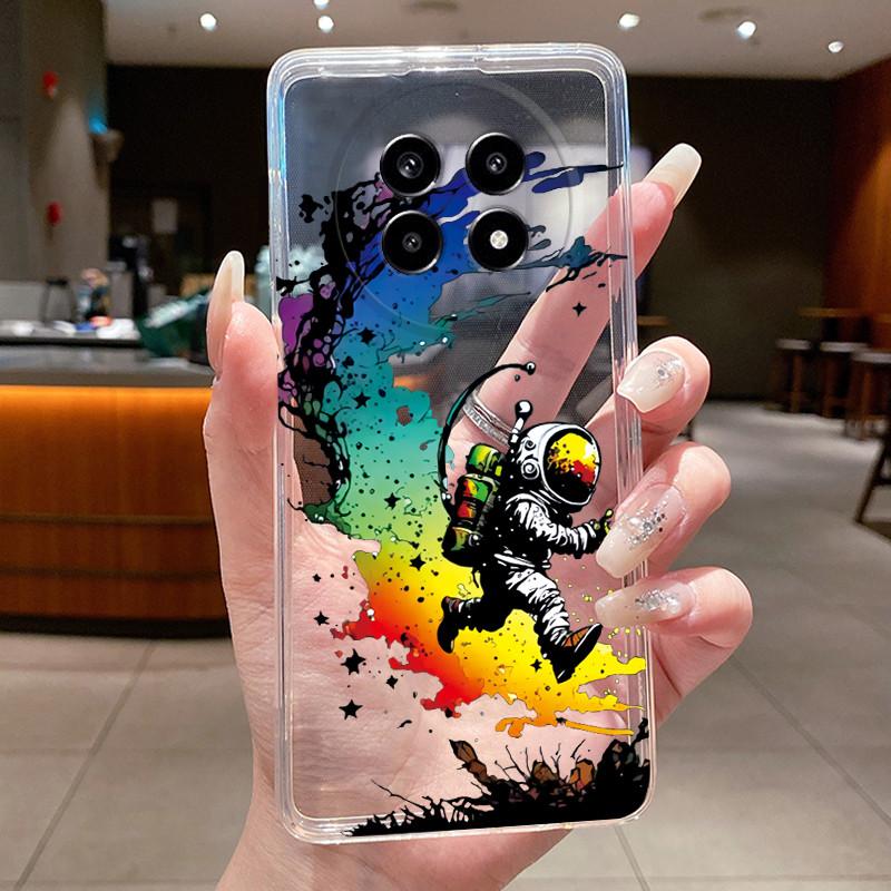 Cover For Realme 13 Pro+ 5G Casing Luxury Fashion Butterfly Flower Clear Soft TPU Silicon Phone Case For Realme 13 Pro Plus Case