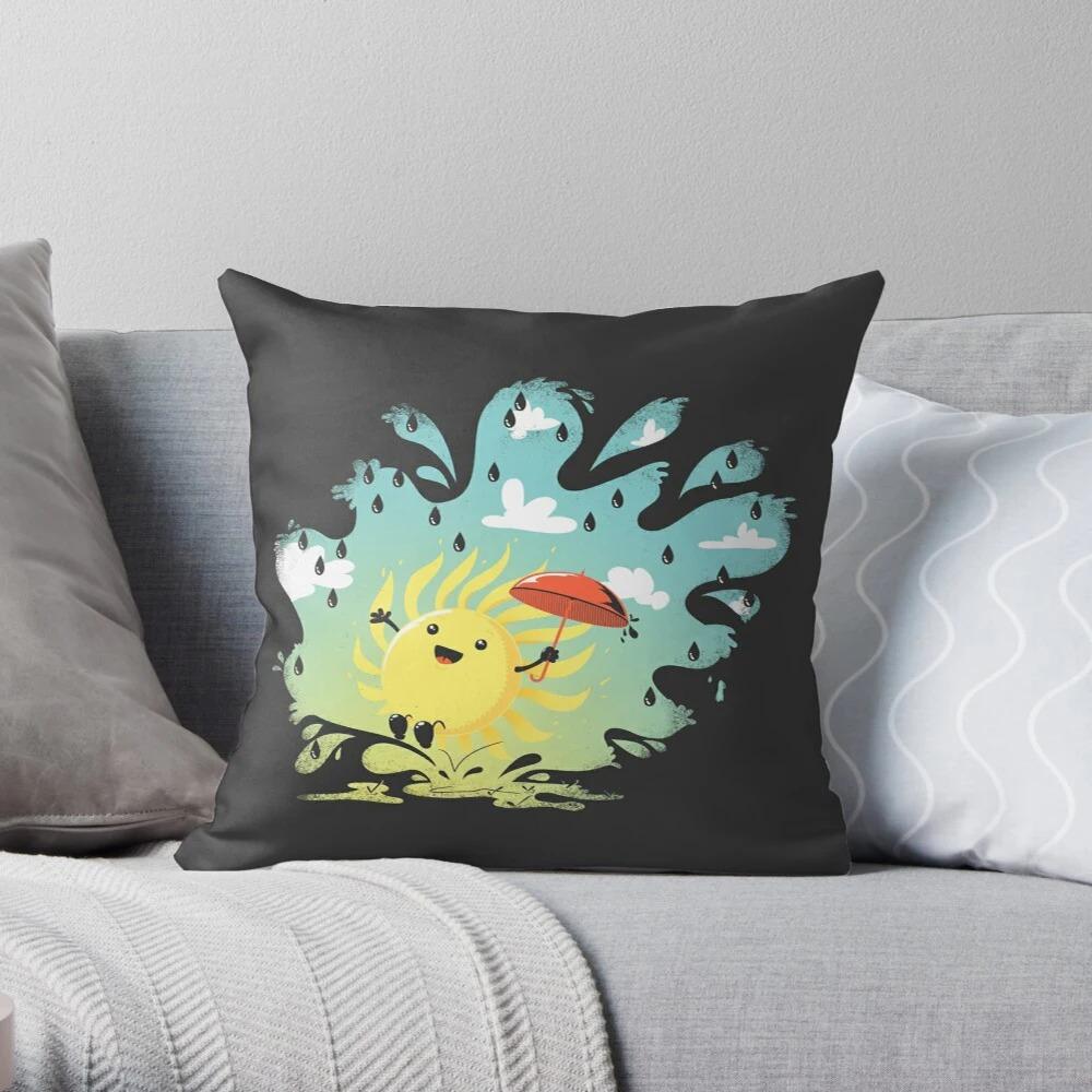 Cute Cat Pattern Pillowcase Interior Decoration Office Living Room Home Pillowcase